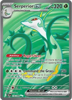 Serperior ex [SV: Black Bolt - 156/086] Ultra Rare - Image 1