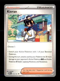 Kieran 113/131 Uncommon Prismatic Evolutions Pokemon Near Mint - Image 1