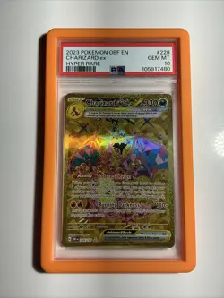 Pokemon PSA 10 Charizard 228/197 ex Hyper Rare Obsidian Flames Card - Image 1