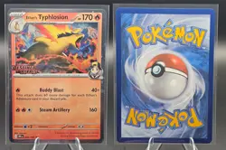 Ethan's Typhlosion (Destined Rivals Stamped) (Prerelease) Holo 034/182 Pokemon - Image 3