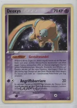 Deoxys German Pokemon EX #18 2005 - Image 1