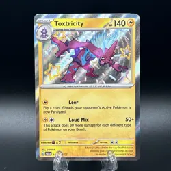 Toxtricity 141/091 Shiny Rare Paldean Fates Pokemon Near Mint - Image 1