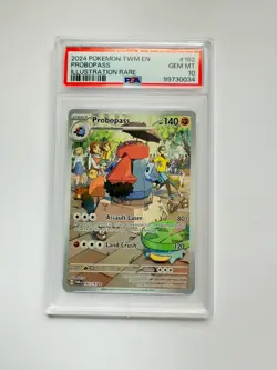 2024 Pokemon Probopass Illustration Rare Twilight Masquerade #182 PSA 10 - Image 1