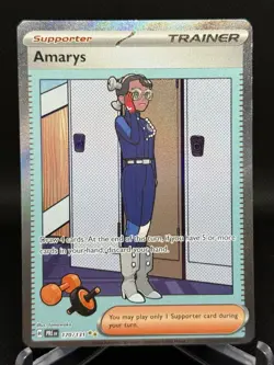 Amarys 170/131 Holo Prismatic Evolutions Pokemon Holo NM TCG - Image 1