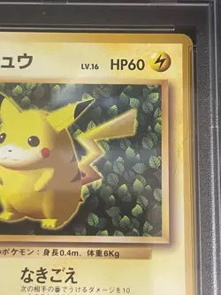 PSA 8 1996 Pokemon Japanese Non Glossy Ivy Pikachu Glossy 25 KEIJI Kinebuchi JPN - Image 3