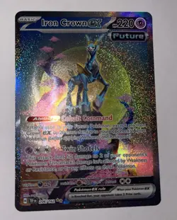 Pokemon - Iron Crown EX #206/162 - SV05: Temporal Forces SIR - Image 3