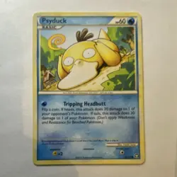 Pokemon TCG Psyduck 74/123 HeartGold & SoulSilver Regular Common 60 HP 2010 - Image 1