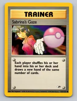 Sabrina's Gaze 125/132 Gym Heroes Common 1st Edition Near Mint - Image 1