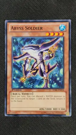 Abyss Soldier SDRE-EN014 1st Ed Structure Deck: Realm of Sea Emperor Yu-Gi-Oh MP - Image 1