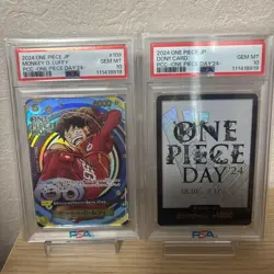 PSA 10 Sequential Set Monkey D Luffy One Piece Day 2024 Japanese One Piece - Image 1