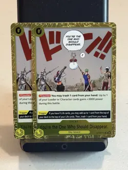 One Piece TCG - OP06-115 x2 - You’re The One Who Should Dissapear. - Image 1