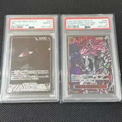 PSA 10 ONE PIECE Five Elders Set of 6 Carrying on His Will OP13 Japanese Red ver - Image 3