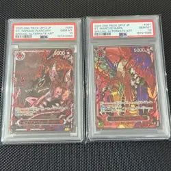 PSA 10 ONE PIECE Five Elders Set of 6 Carrying on His Will OP13 Japanese Red ver - Image 5