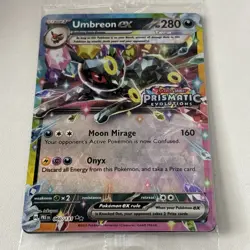 Pokemon Umbreon EX Prismatic Evolutions TCG Card 060/131 Stamped Promo, Sealed - Image 3