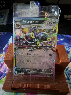 Pokemon Umbreon EX Prismatic Evolutions TCG Card 060/131 Stamped Promo, Sealed - Image 1