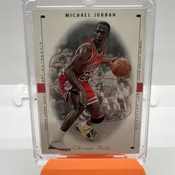 1998-99 SP Authentic # 1 Michael Jordan Card (J) Chicago Bulls - Image 3