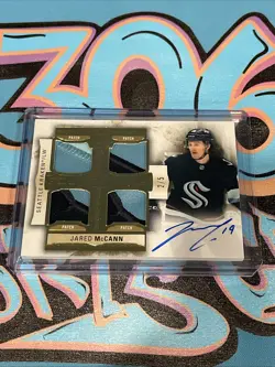 Jared McCann 2/5 Foundations 2022-23 Upper Deck The Cup Seattle Kraken (DP1) - Image 1