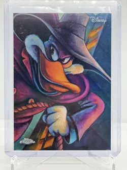 2026 Topps Chrome Disney DARKWING DUCK Art Of Disney SSP Case Hit #AD-7 - Image 1