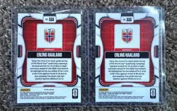 2026 Panini Prizm FIFA World Cup Erling Haaland Silver Wave Prizm + Base Lot - Image 2