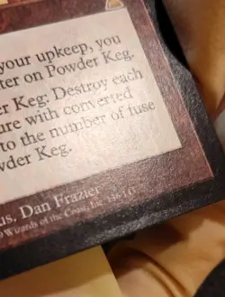 DAMAGED Card LOT UD Urza's Destiny Powder Keg #136 x2 Reserved List 1999 MTG - Image 5