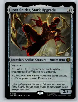 Magic: The Gathering - Spider-Man - Iron Spider, Stark Upgrade - Foil Rare - Image 1