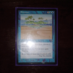Shimmer Mirage 1996 Blue Enchantment Regular English Magic: The Gathering MTG - Image 1