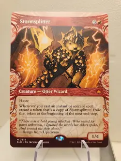 x1 Stormsplitter BLB Bloomburrow MTG 319 SHOWCASE MYTHIC M/NM 1x - Image 1