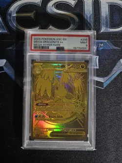 2026 POKEMON ASC EN-ASCENDED HEROES MEGA HYPER RARE #295 MEGA DRAGONITE EX PSA 9 - Image 1