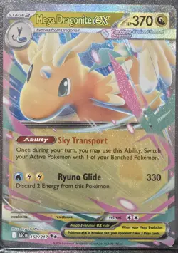 Mega Dragonite ex 152/217 - Double Rare - Ascended Heroes Pokemon NM/M - Image 1