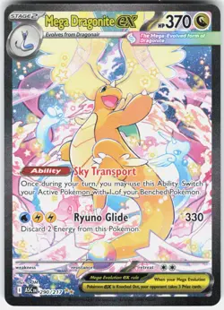 Mega Dragonite ex 290/217 Special Illustration Rare Ascended Heroes Pokemon Holo - Image 1