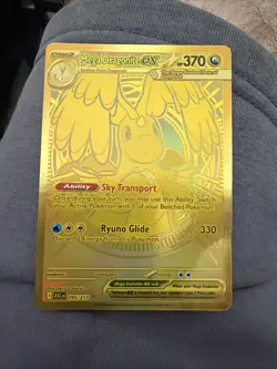 Pokemon TCG Mega Dragonite Ex 295 Ascended Heroes Gold Card Mint Condition - Image 1