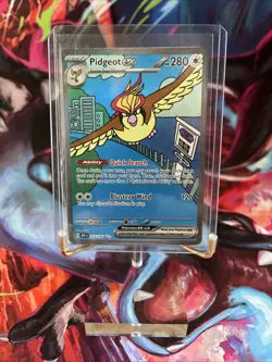 Pokemon TCG Pidgeot EX 225/197 Obsidian Flames Special Illustration Rare MP - Image 1