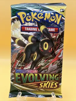SEALED Pokemon EVOLVING SKIES 2 Booster Packs & Mini Portfolio w/ Pack Included - Image 4