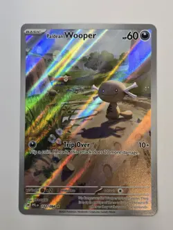PALDEAN WOOPER 102/094 ILLUSTRATION RARE PHANTASMAL FLAMES POKEMON HOLO NM/M - Image 1