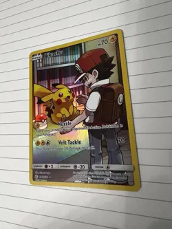 Pokemon Pikachu Holo Full Art Secret Rare Card Cosmic Eclipse 241/236 - Image 3