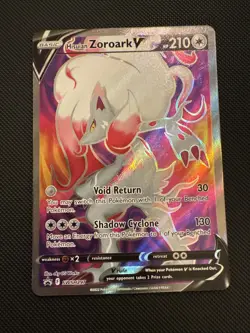 Hisuian Zoroark V SWSH297 - Black Star Promo - Ultra Rare Holo Pokemon Card - Image 1