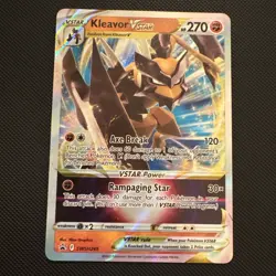 Kleavor VSTAR SWSH249 Holo Promo Sword & Shield Promo Pokemon Near Mint - Image 1
