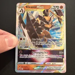 Kleavor VSTAR SWSH249 Holo Promo Sword & Shield Promo Pokemon Near Mint - Image 2
