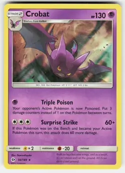 Crobat (Cosmos Holo) 056/149 Promo Blister Exclusives Pokemon LP - Image 1