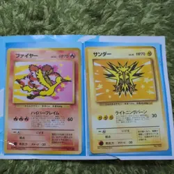 Zapdos Moltres ANA Airlines promo Japanese Pokemon Card 1998 Japanese - Image 1