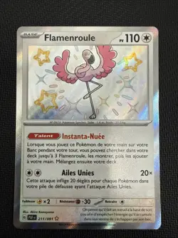 Carte POKEMON FLAMENROULE 211/091 EV4.5 PAF DESTINEES DE PALDEA FR - Image 1