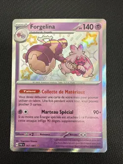 Carte Pokemon Forgelina 167/091 PAF EV4.5 Destinees De Paldea FR - Image 1