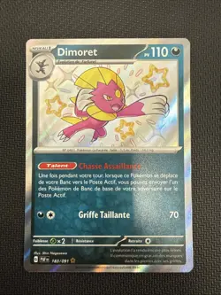 Carte Pokemon DIMORET 183/091 EV4.5 Destinees de Paldea PAF FR - Image 1