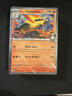 PokemonTCG Ethan's Typhlosion Destined Rivals Pre Relsease Stamped Sealed - Image 1