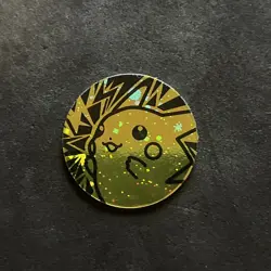 2000 vintage Pokemon TCG Wizards pikachu coin - Image 1