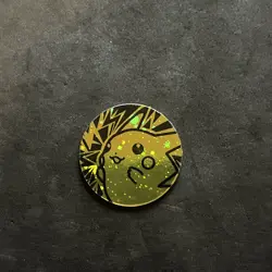 2000 vintage Pokemon TCG Wizards pikachu coin - Image 3