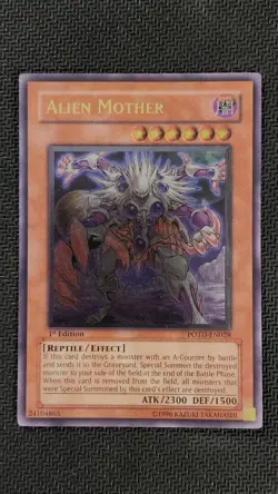 Alien Mother (UTR) POTD-EN028 1st Edition Power of the Duelist Yu-Gi-Oh LP - Image 1