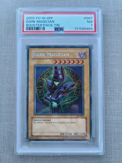 Yu-Gi-Oh! 2003 Collector's Tin Dark Magician BPT-007 PSA 7 - Image 1