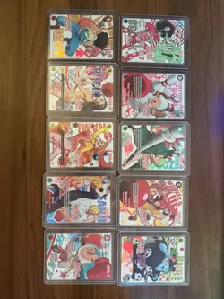 One Piece x Round 1 Master Set (ALL 10 PROMOS) - Image 1