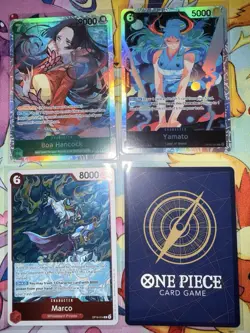 One Piece CCG OP16 Card Lot / Boa Hancock / Yamato / Marco / Boa Hancock - Image 3